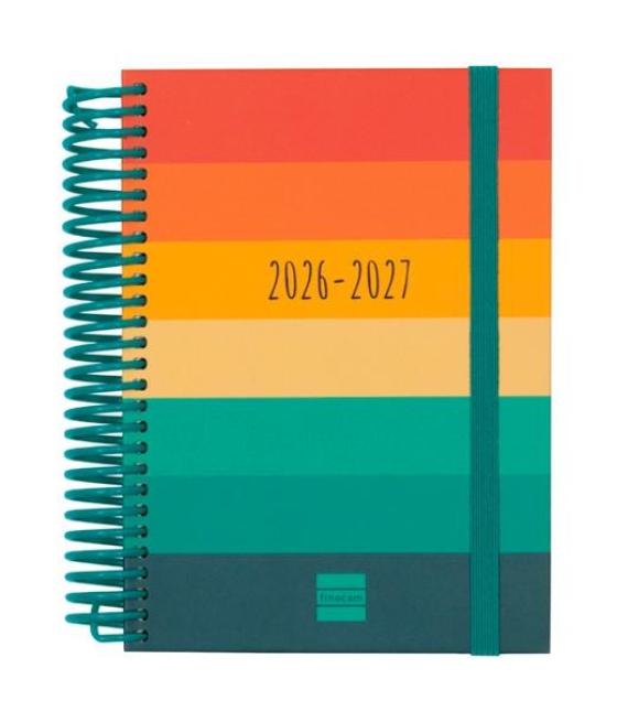 Finocam agenda diva para estudiantes espiral 8º-120x164mm 1dp colors curso 2026-2027