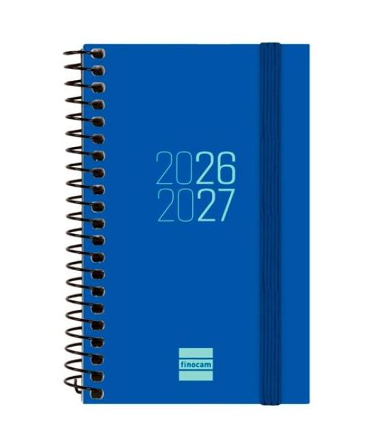 Finocam agenda espir para estudiantes espiral e3-79x127mm svh azul curso 2026-2027