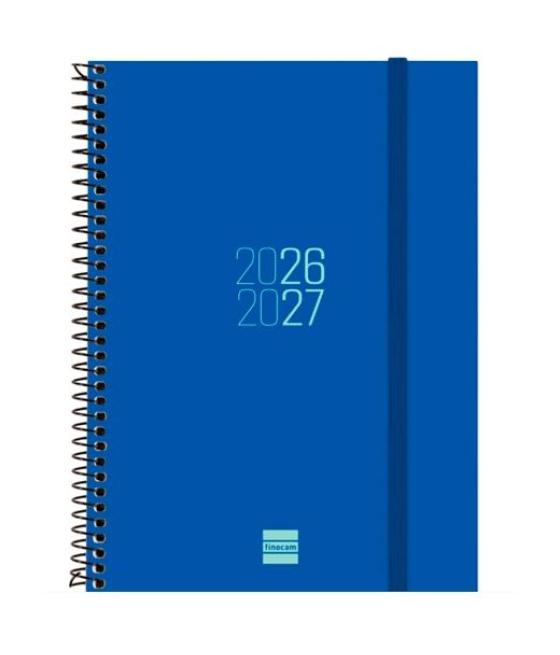 Finocam agenda espir para estudiantes espiral e10-155x212mm svh azul curso 2026-2027