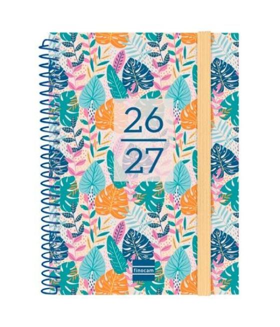 Finocam agenda secundaria para estudiantes espiral 8º-120x164mm svh tropical curso 2026-2027