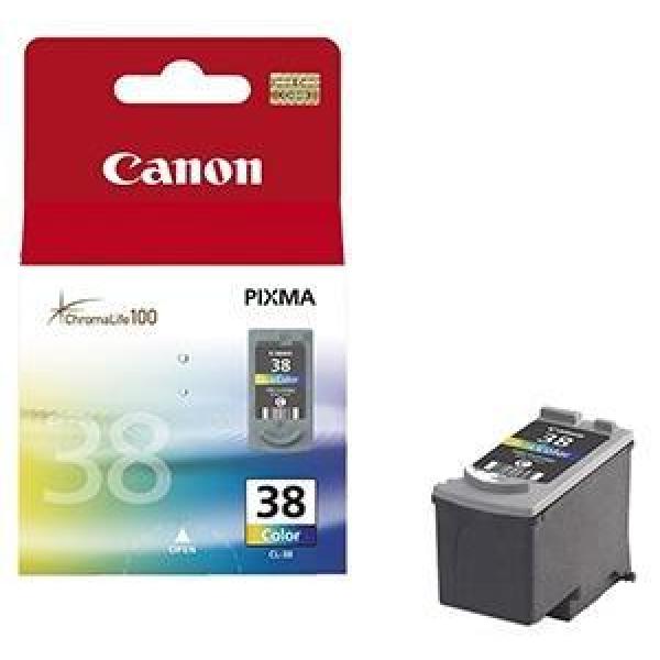Canon tinta color ip 1800/1900/2500/2600 - mp 210/220/190 - cl 38