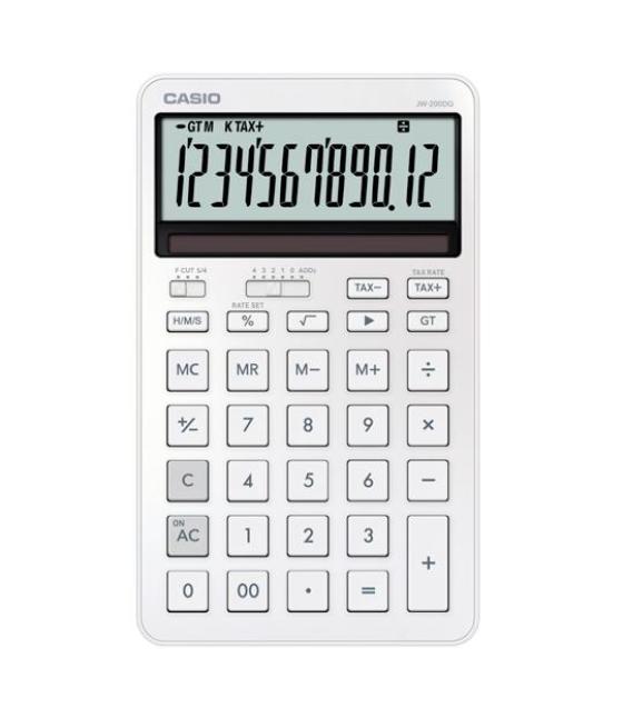 Casio calculadora de oficina sobremesa 12 dígitos blanco