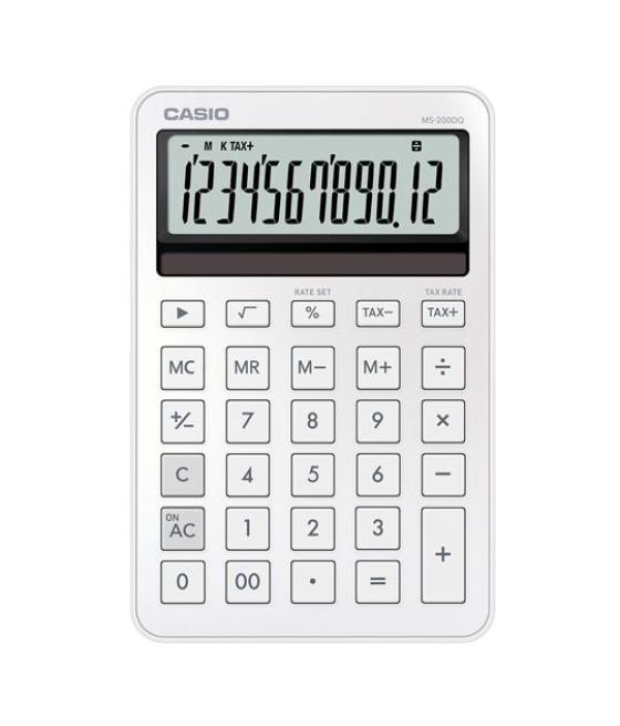 Casio calculadora de oficina sobremesa 12 dígitos blanco