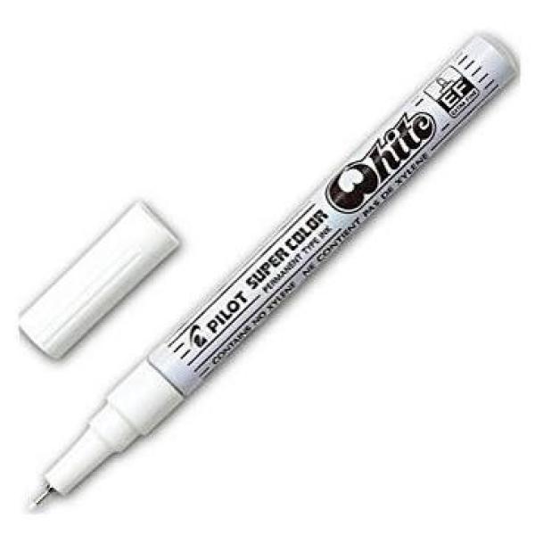Pilot marcador permanente desechable blanco extrafino