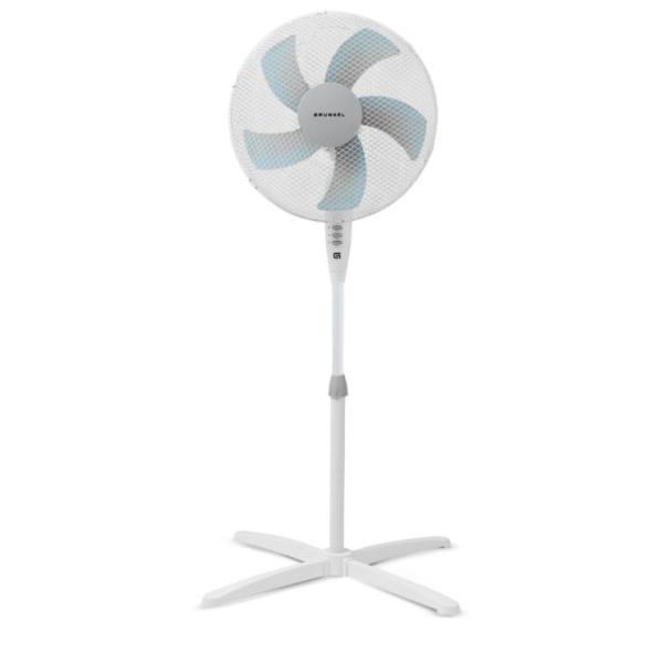 Grunkel ventilador de pie 50w regulable 3 velocidades blanco