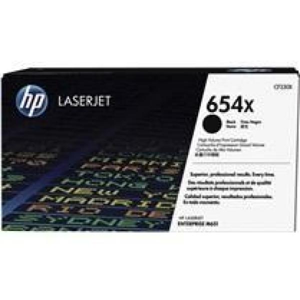 Hp toner negro laserjet 654x alta capacidad