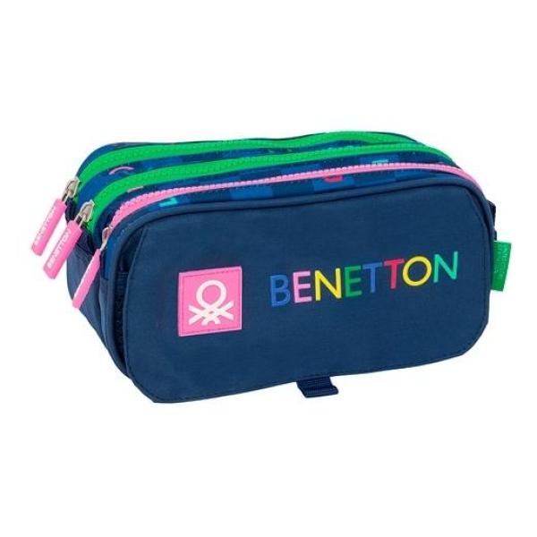 Safta portatodo triple big 1,72l benetton "damero"