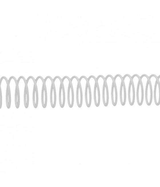 Fellowes espiral metálica paso 5:1 14mm a4 blanco pack 100 ud