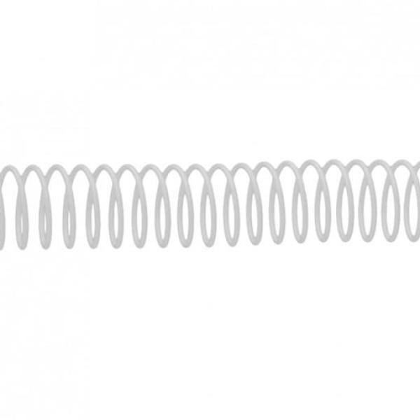 Fellowes espiral metálica paso 5:1 14mm a4 blanco pack 100 ud