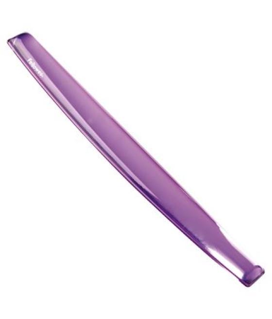 Fellowes reposamuñecas para teclado gel crystal violeta
