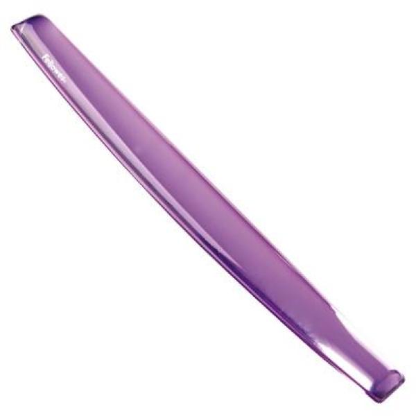Fellowes reposamuñecas para teclado gel crystal violeta