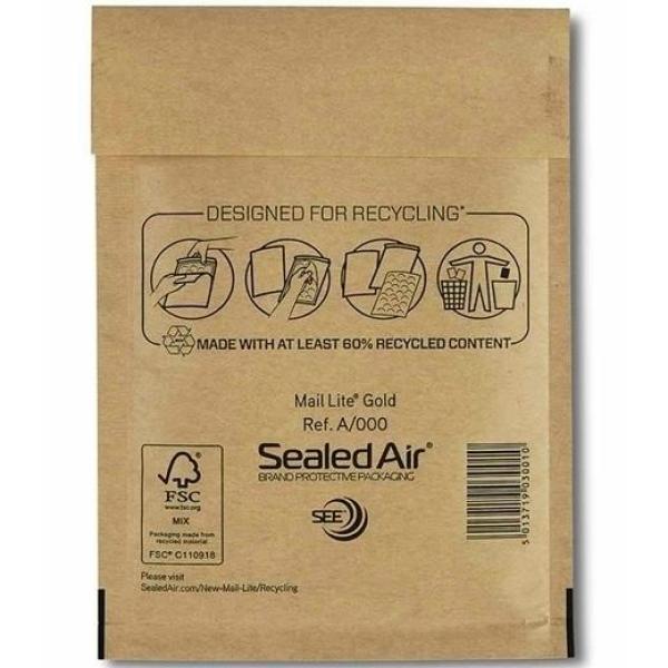 Fellowes bolsa de burbujas banker box nº16 acolchada 220x340mm kraft -pack de 10-