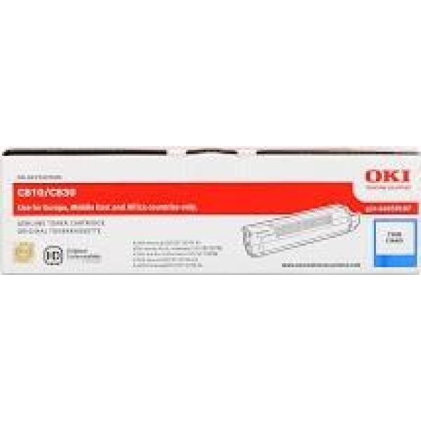 Oki toner cian c810/c830 (8.000 copias)