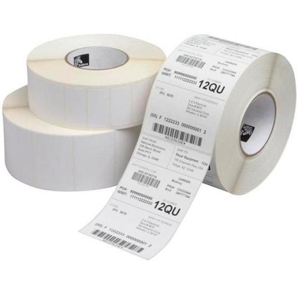 Zebra etiquetas de transferencia térmicas z-perform 1000t, no revestido, rollo de 51x25mm (caja 12 uds)