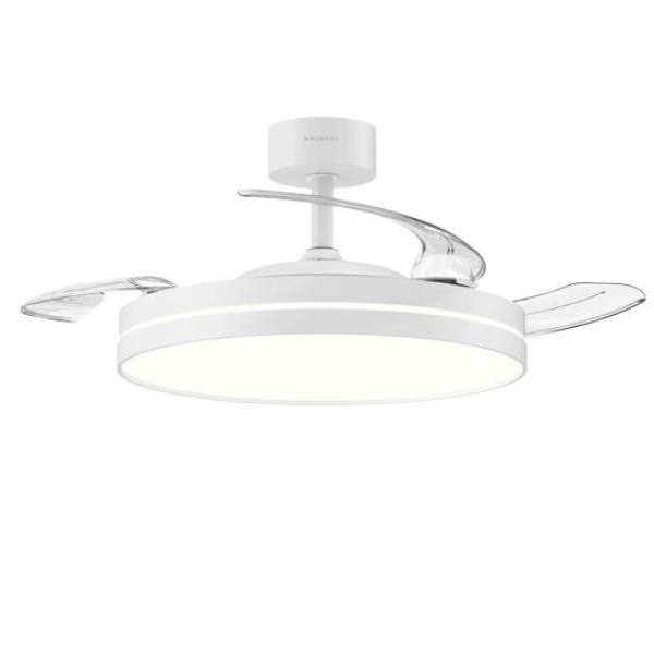 Grunkel ventilador de techo con luz 24w 6 velocidades c/temporizador blanco