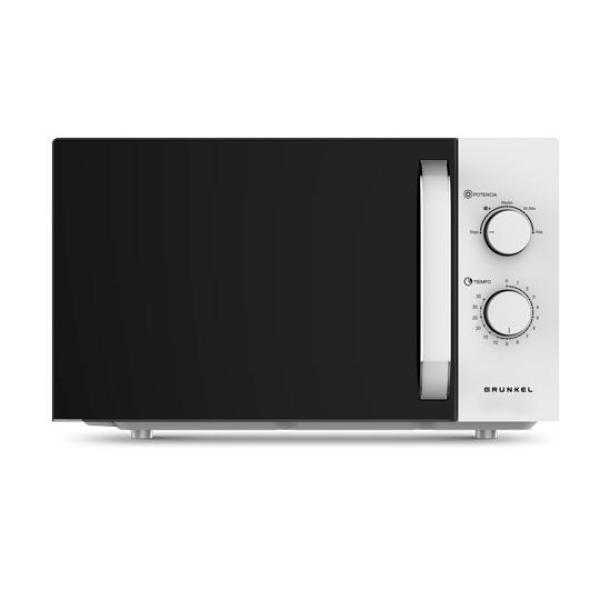 Grunkel microondas sin grill 850w 25l blanco