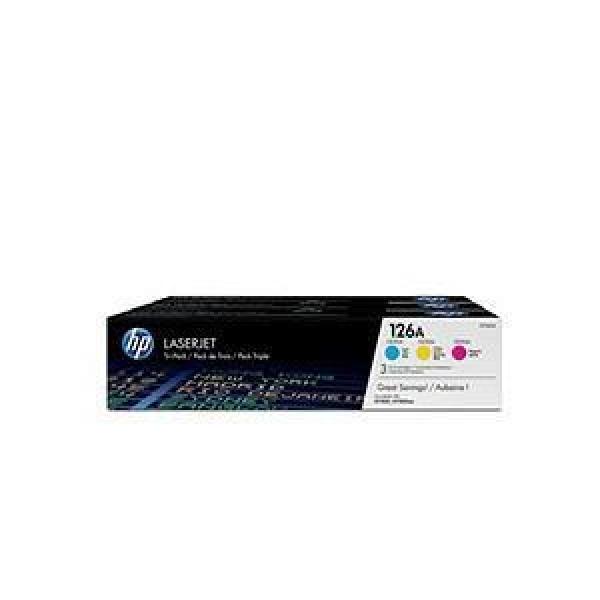 Hp toner c / m / y - 126a (pack 3) (ce311a / ce312a / ce313a )