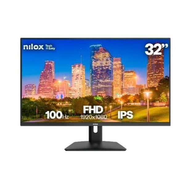 Nilox monitor desktop 32" 100hz full hd, ips, hdmi, vga, 4ms *caja dañada*