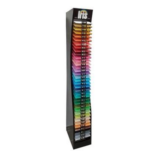 Iris expositor cartulina 36 bandejas a4 (incluye pack a, b y c)