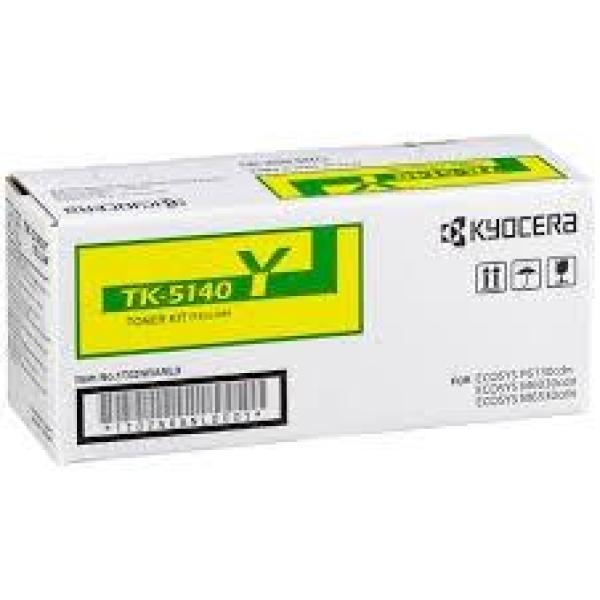 Kyocera ecosys m6530cdn, m6530cdn/kl3, p6130cdn, p6130cdn/kl3 toner amarillo tk5140y