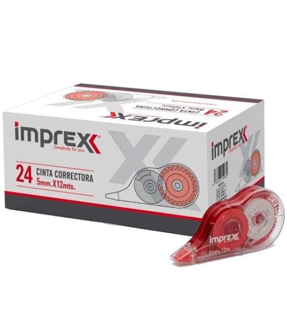 Imprex cinta correctora 5mm x 12m blister