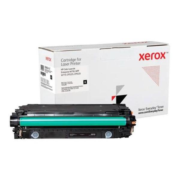Xerox everyday toner negro para hp m775, m775dn, m775f, m775z, m775z+,laserjet cp5520, cp5525dn, cp5525n, cp5525xh, m750n, m750d