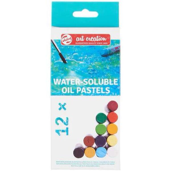 Talens art creation set multitécnica pasteles al óleo solubles en agua c/surtidos 12 ud