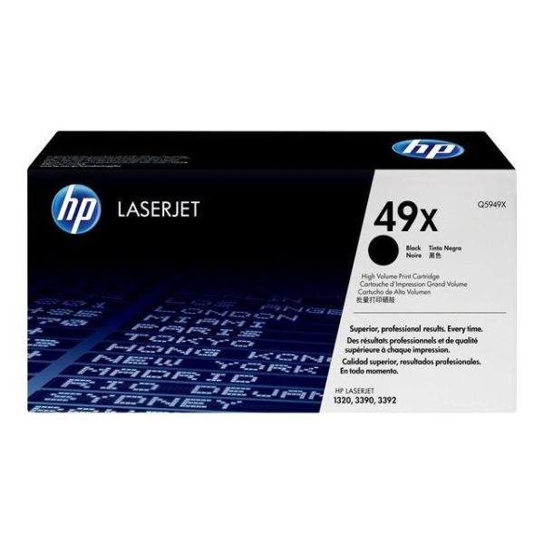 Hp toner laser negro laserjet smart 1320 1320n 1320nw 1320tn laserjet 3390 3392 - 49 x
