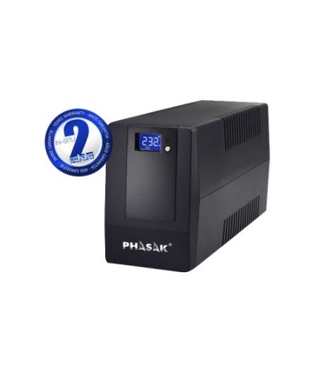 Phasak - SAI interactivo 600VA/360W LCD Táctil - USB ViewPower - Green Technology - Imagen 1