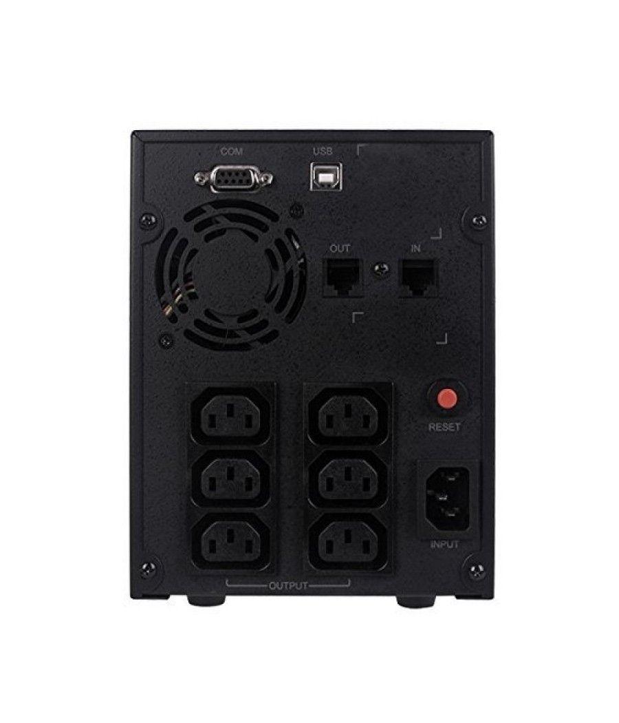 Sai línea interactiva cyberpower value2200eilcd/ 2200va-1320w/ 6 salidas/ formato torre - Imagen 2