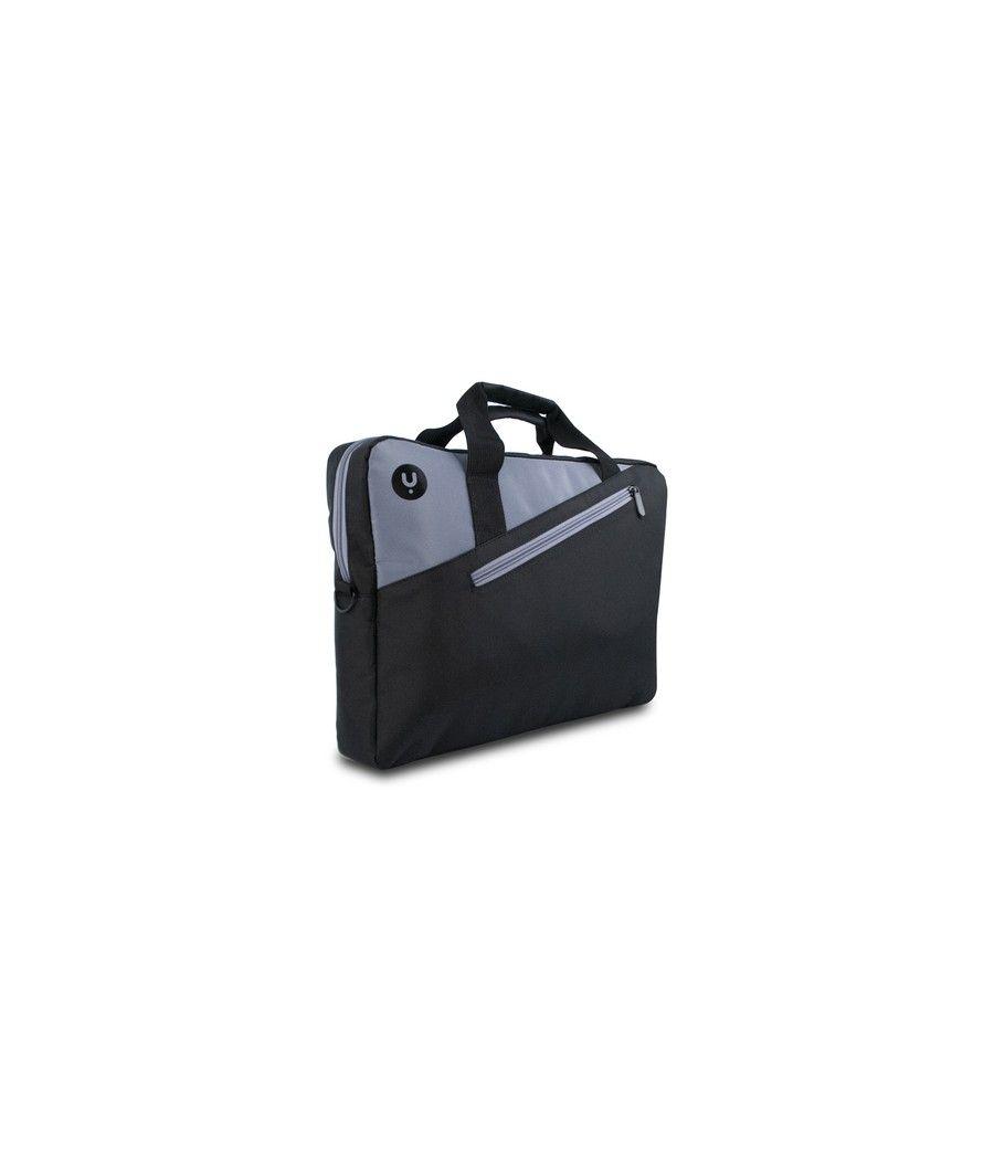 NGS Monray maletines para portátil 35,6 cm (14") Maletín Negro, Gris - Imagen 3