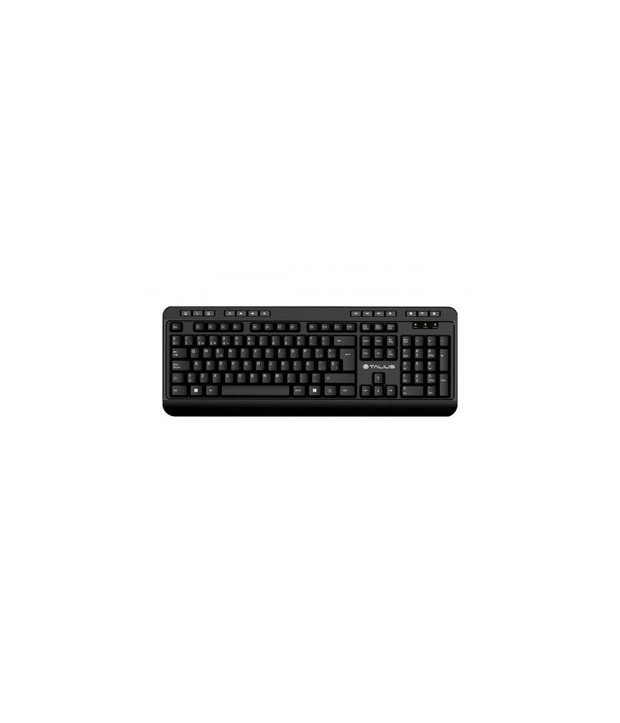 TALIUS KB503 teclado USB QWERTY Inglés, Español Negro - Imagen 1