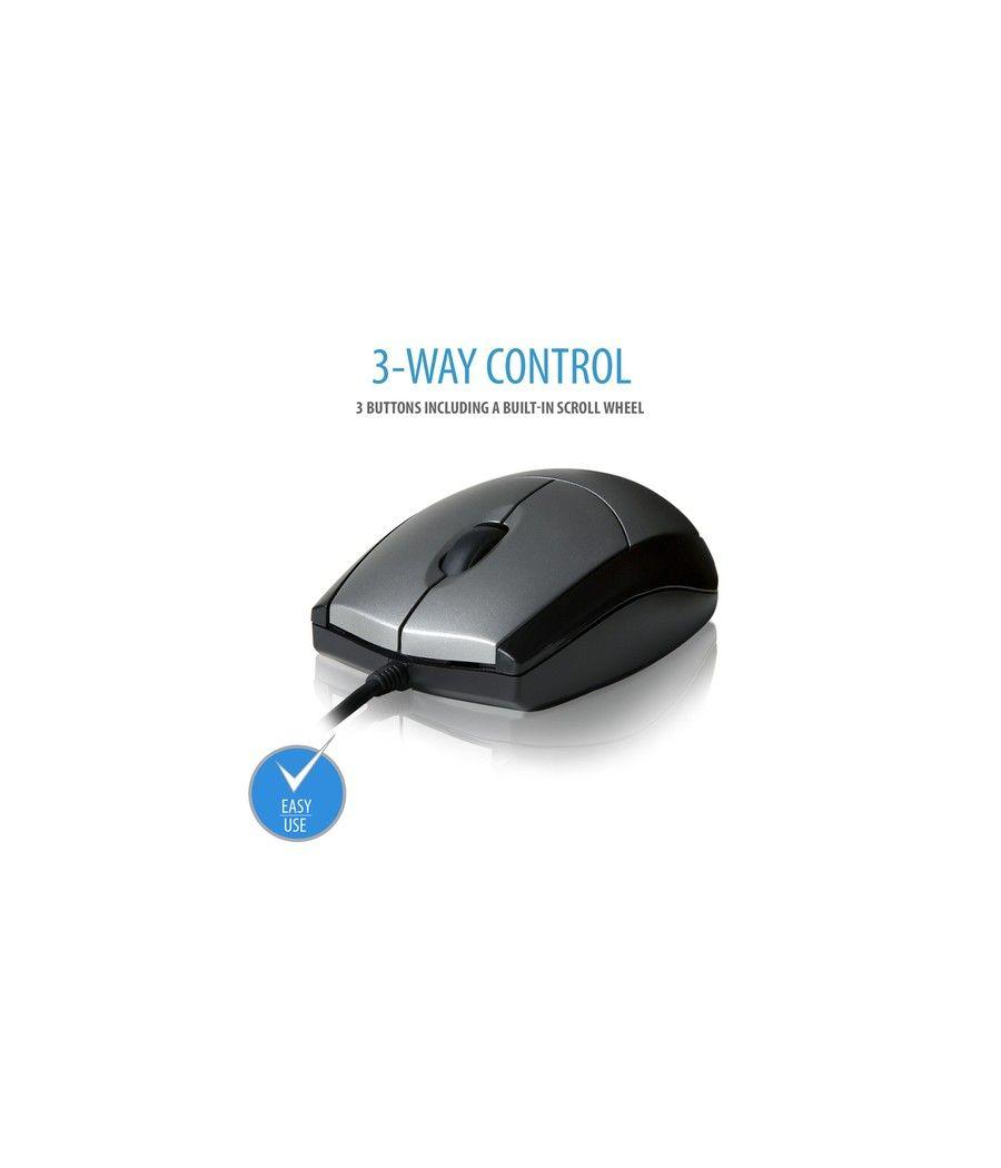 V7 MOUSE OPTICAL BLK/SIL RETAIL - Imagen 8