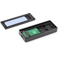 StarTech.com Caja USB 3.1 Gen 2 (10Gbps) para Unidades SSD NVMe M.2 - Resistente al Agua y el Polvo - IP67