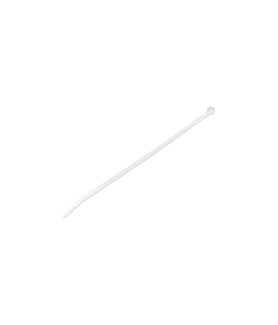 100 PACK 10 CABLE TIES -WHITE - Imagen 1