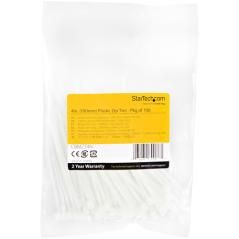 100 PACK 4 CABLE TIES -WHITE - Imagen 6