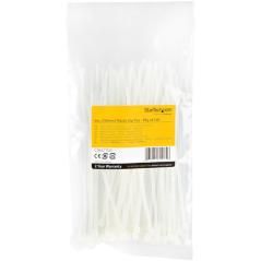 100 PACK 6 CABLE TIES -WHITE - Imagen 2