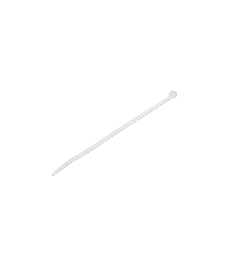100 PACK 8 CABLE TIES -WHITE - Imagen 1