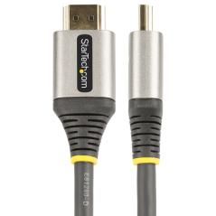 StarTech.com Cable de 2m HDMI 2.0 Certificado Premium - Cable HDMI con Ethernet de Alta Velocidad Ultra HD 4K 60Hz - HDR10, ARC 