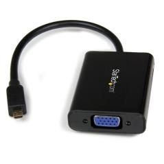 StarTech.com Cable Adaptador Externo Conversor de Vídeo y Audio Micro HDMI a VGA - 1920x1200