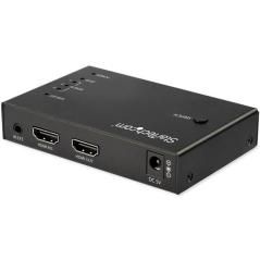 StarTech.com Switch Conmutador de Vídeo HDMI de 4 Puertos - 3x HDMI y 1x DisplayPort - 4K 60Hz