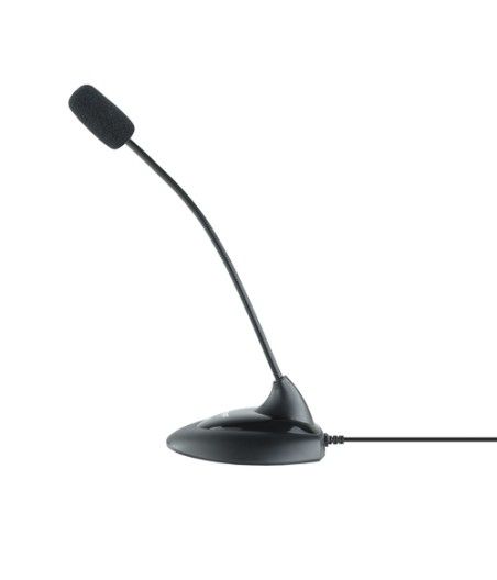 Tooq - micrófono multimedia flexible jack 3.5 mm - negro
