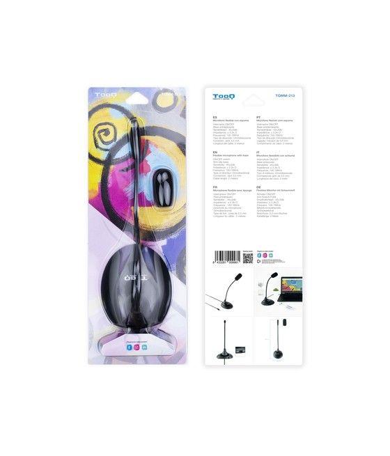 TooQ TQMM-213 micrófono Negro Micrófono para ordenador portátil - Imagen 6