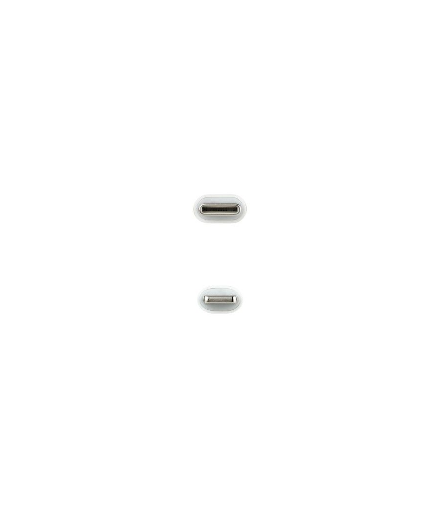 TooQ 10.10.0601 cable de conector Lightning 1 m Blanco - Imagen 3