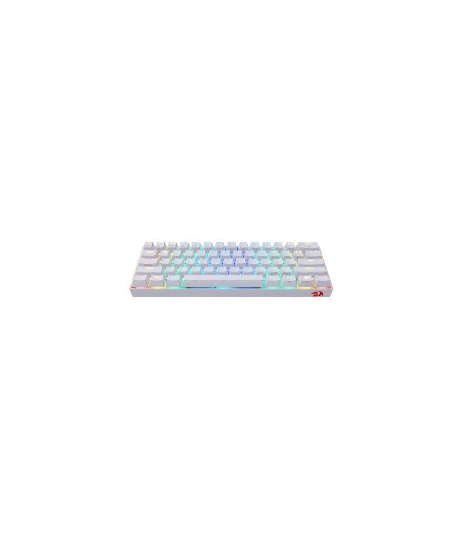 Redragon - draconic teclado mecánico gaming rgb blanco - Imagen 1