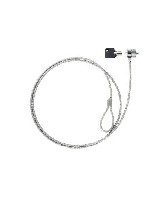 TooQ TQCLKC0025 cable antirrobo Plata 1,5 m - Imagen 1
