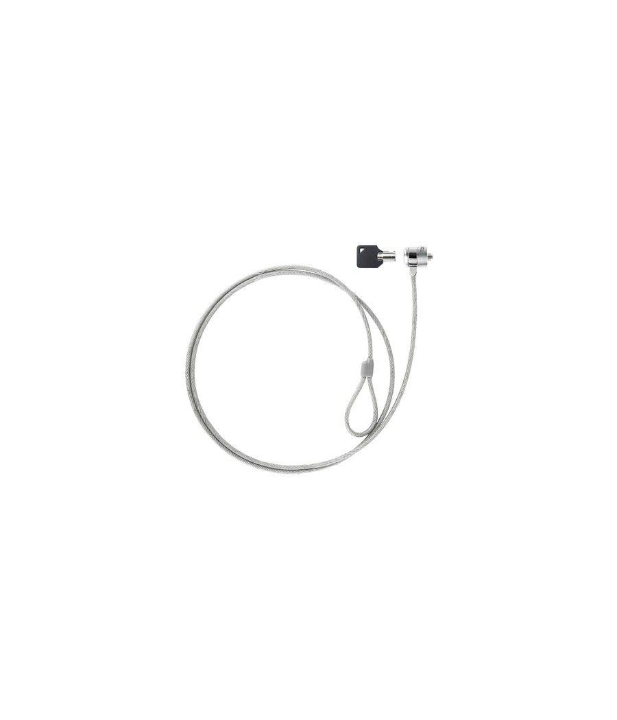 TooQ TQCLKC0025 cable antirrobo Plata 1,5 m - Imagen 1