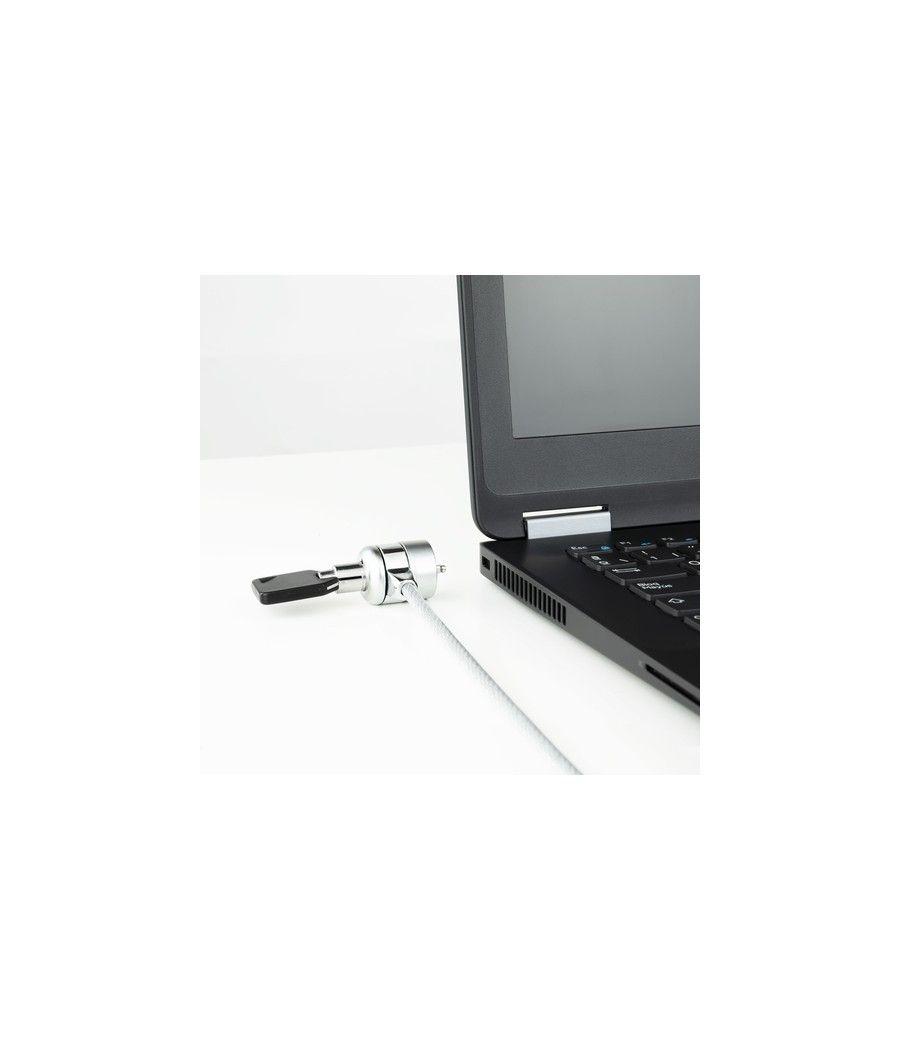 TooQ TQCLKC0025 cable antirrobo Plata 1,5 m - Imagen 4