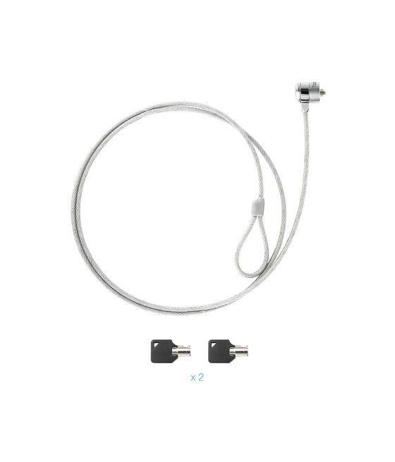 TooQ TQCLKC0025 cable antirrobo Plata 1,5 m - Imagen 9