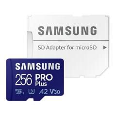 Samsung MicroSDHC Pro Plus 256GB Clase 10 c/a - Imagen 1